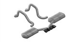 Corsa 1997-2004 Chevrolet Corvette C5 Z06 5.7L V8 Black Sport Axle-Back Exhaust thumbnail 2