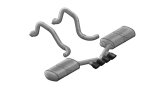 Corsa 1997-2004 Chevrolet Corvette C5 Z06 5.7L V8 Black Sport Axle-Back Exhaust thumbnail 5