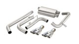 Corsa 1998-2002 Chevrolet Camaro Convertible Z28 5.7L V8 LS1 Polished Sport Cat-Back Exhaust thumbnail 1