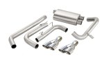 Corsa 1998-2002 Chevrolet Camaro Convertible Z28 5.7L V8 LS1 Polished Sport Cat-Back Exhaust thumbnail 2