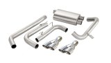 Corsa 1998-2002 Chevrolet Camaro Convertible Z28 5.7L V8 LS1 Polished Sport Cat-Back Exhaust thumbnail 3
