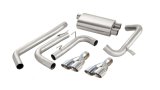 Corsa 1998-2002 Chevrolet Camaro Convertible Z28 5.7L V8 LS1 Polished Sport Cat-Back Exhaust thumbnail 4