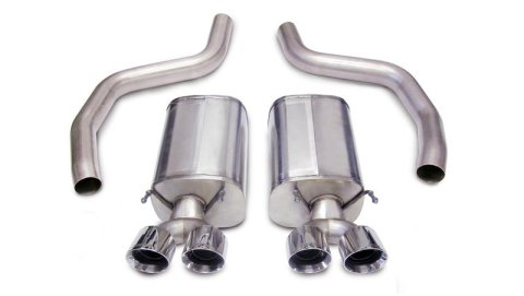Corsa 2006-2013 Chevrolet Corvette C6 Z06 7.0L V8 Polished Sport Axle-Back Exhaust thumbnail 1