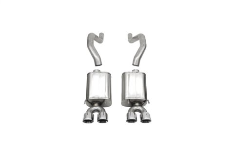 Corsa 2006-2013 Chevrolet Corvette C6 Z06 7.0L V8 Polished Sport Axle-Back Exhaust thumbnail 2