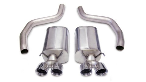 Corsa 2006-2013 Chevrolet Corvette C6 Z06 7.0L V8 Polished Sport Axle-Back Exhaust thumbnail 4