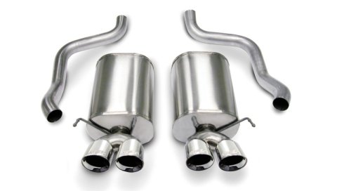 Corsa 2005-2007 Chevrolet Corvette C6 6.0L V8 Polished Sport Axle-Back Exhaust thumbnail 2