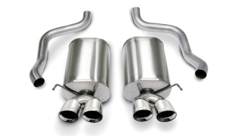 Corsa 2005-2007 Chevrolet Corvette C6 6.0L V8 Polished Sport Axle-Back Exhaust thumbnail 3