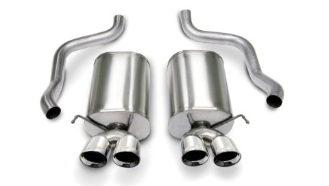 Corsa 2005-2007 Chevrolet Corvette C6 6.0L V8 Polished Sport Axle-Back Exhaust thumbnail 4