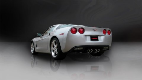 Corsa 2005-2007 Chevrolet Corvette C6 6.0L V8 Polished Sport Axle-Back Exhaust thumbnail 8