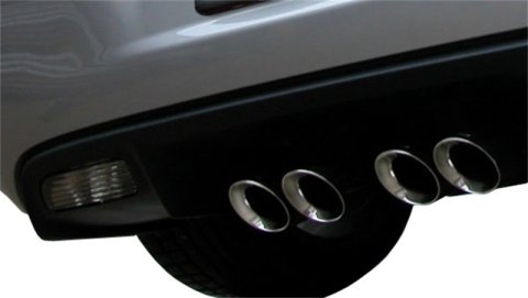 Corsa 2005-2007 Chevrolet Corvette C6 6.0L V8 Polished Sport Axle-Back Exhaust thumbnail 9
