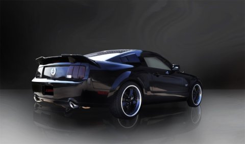 Corsa 2005-2010 Ford Mustang Shelby GT500 5.4L V8 Polished Sport Axle-Back Exhaust thumbnail 6