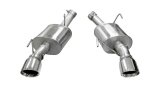 Corsa 2005-2010 Ford Mustang Shelby GT500 5.4L V8 Polished Xtreme Axle-Back Exhaust thumbnail 1