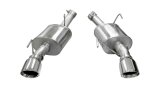 Corsa 2005-2010 Ford Mustang Shelby GT500 5.4L V8 Polished Xtreme Axle-Back Exhaust thumbnail 3