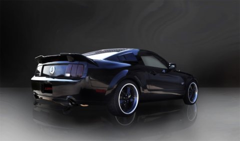 Corsa 2005-2010 Ford Mustang Shelby GT500 5.4L V8 Black Xtreme Axle-Back Exhaust thumbnail 5