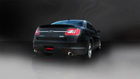 Corsa 2010-2019 Ford Taurus SHO 3.5L V6 Turbo Polished Sport Cat-Back Exhaust thumbnail 5