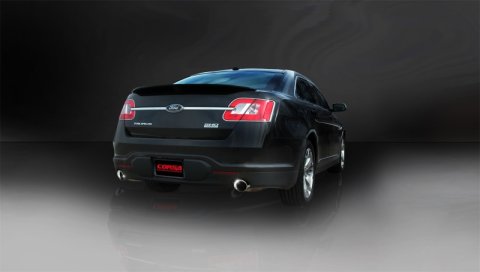 Corsa 2010-2019 Ford Taurus SHO 3.5L V6 Turbo Polished Sport Cat-Back Exhaust thumbnail 7