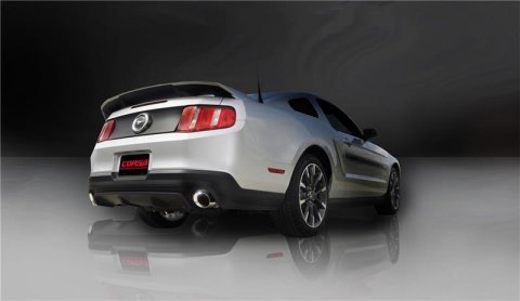Corsa 2011-2014 Ford Mustang GT/Boss 302 5.0L V8 Polished Sport Axle-Back Exhaust thumbnail 3