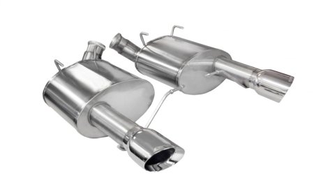 Corsa 2011-2014 Ford Mustang GT/Boss 302 5.0L V8 Polished Sport Axle-Back Exhaust thumbnail 5