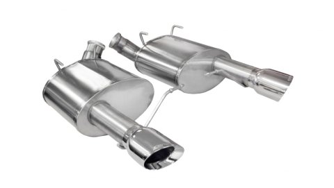 Corsa 2011-2014 Ford Mustang GT/Boss 302 5.0L V8 Polished Sport Axle-Back Exhaust thumbnail 6