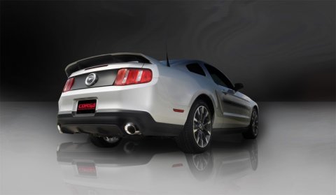 Corsa 2011-2014 Ford Mustang GT/Boss 302 5.0L V8 Polished Sport Axle-Back Exhaust thumbnail 7