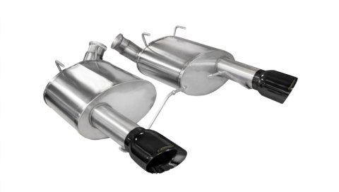 Corsa 2011-2014 Ford Mustang GT/Boss 302 5.0L V8 Black Sport Axle-Back Exhaust thumbnail 3