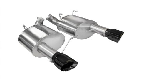 Corsa 2011-2014 Ford Mustang GT/Boss 302 5.0L V8 Black Sport Axle-Back Exhaust thumbnail 4