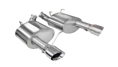 Corsa 2011-2014 Ford Mustang GT/Boss 302 5.0L V8 Polished Xtreme Axle-Back Exhaust thumbnail 3