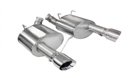 Corsa 2011-2014 Ford Mustang GT/Boss 302 5.0L V8 Polished Xtreme Axle-Back Exhaust thumbnail 4