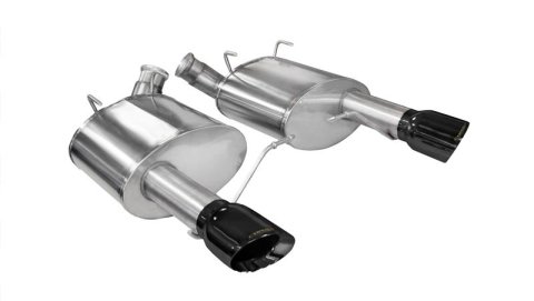 Corsa 2011-2014 Ford Mustang GT/Boss 302 5.0L V8 Black Xtreme Axle-Back Exhaust thumbnail 1