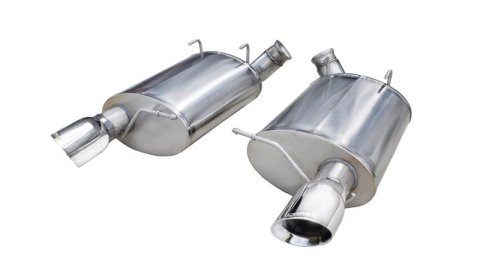 Corsa 2011-2012 Ford Mustang Shelby GT500 5.4L V8 Polished Sport Axle-Back Exhaust thumbnail 5