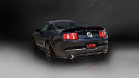 Corsa 2011-2012 Ford Mustang Shelby GT500 5.4L V8 Polished Sport Axle-Back Exhaust thumbnail 9