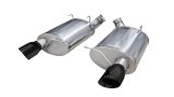 Corsa 2011-2012 Ford Mustang Shelby GT500 5.4L V8 Sport Axle-Back Exhaust w/ Black Tips thumbnail 4