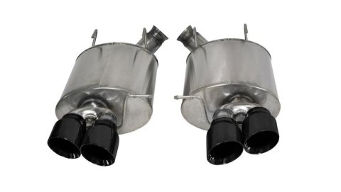 Corsa 2013-2014 Ford Mustang Shelby GT500 5.8L V8 Black Sport Axle-Back Exhaust thumbnail 2