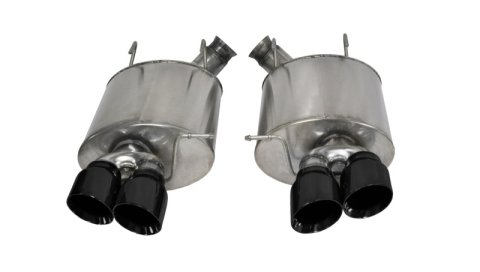 Corsa 2013-2014 Ford Mustang Shelby GT500 5.8L V8 Black Sport Axle-Back Exhaust thumbnail 3