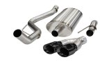 Corsa 2011-2014 Ford F-150 Raptor 6.2L V8 Black Sport Cat-Back Exhaust thumbnail 1
