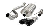 Corsa 2011-2014 Ford F-150 Raptor 6.2L V8 Black Sport Cat-Back Exhaust thumbnail 2