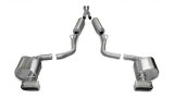 Corsa 2009-2010 Dodge Challenger R/T 5.7L V8 Auto Polished Xtreme Cat-Back Exhaust thumbnail 7