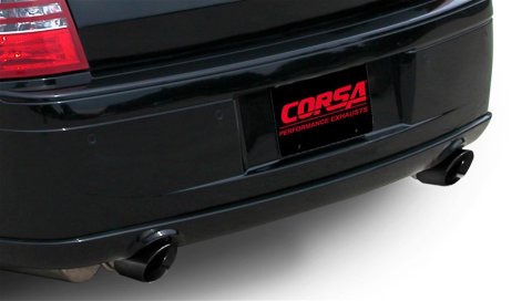 Corsa 2005-2010 Dodge Charger SRT-8 6.1L V8 Black Xtreme Cat-Back Exhaust thumbnail 2