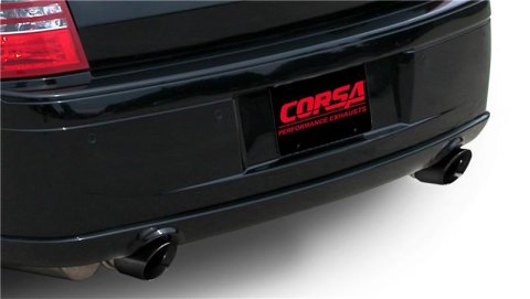 Corsa 2005-2010 Dodge Charger SRT-8 6.1L V8 Black Xtreme Cat-Back Exhaust thumbnail 5