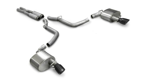 Corsa 2005-2010 Dodge Charger SRT-8 6.1L V8 Black Xtreme Cat-Back Exhaust thumbnail 7