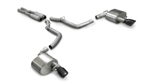Corsa 2005-2010 Dodge Charger SRT-8 6.1L V8 Black Xtreme Cat-Back Exhaust thumbnail 8