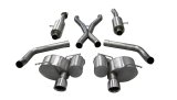 Corsa 2012-2013 Jeep Grand Cherokee 6.4L V8 Polished Sport Cat-Back Exhaust thumbnail 3