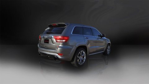 Corsa 2012-2013 Jeep Grand Cherokee 6.4L V8 Black Sport Cat-Back Exhaust thumbnail 5