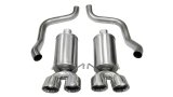 Corsa 2005-2007 Chevrolet Corvette C6 6.0L V8 Polished Xtreme Axle-Back Exhaust thumbnail 4