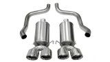 Corsa 2009-2013 Chevrolet Corvette C6 6.2L V8 Polished Xtreme Axle-Back Exhaust thumbnail 1