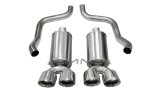 Corsa 2009-2013 Chevrolet Corvette C6 6.2L V8 Polished Xtreme Axle-Back Exhaust thumbnail 4