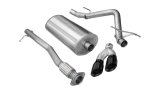 Corsa 2011-2013 GMC Sierra Ext. Cab/Std. Bed 1500 6.2L V8 Black Sport Cat-Back Exhaust thumbnail 4