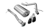 Corsa 2011-2013 GMC Sierra Ext. Cab/Std. Bed 1500 6.2L V8 Black Sport Cat-Back Exhaust thumbnail 5