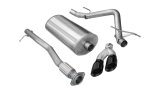 Corsa 2011-2013 GMC Sierra Ext. Cab/Std. Bed 1500 6.2L V8 Black Sport Cat-Back Exhaust thumbnail 6