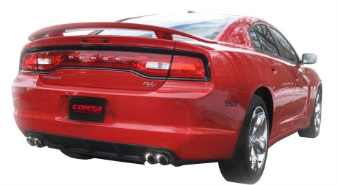 Corsa 2011-2013 Dodge Charger R/T 5.7L V8 Polished Sport Cat-Back Exhaust thumbnail 4